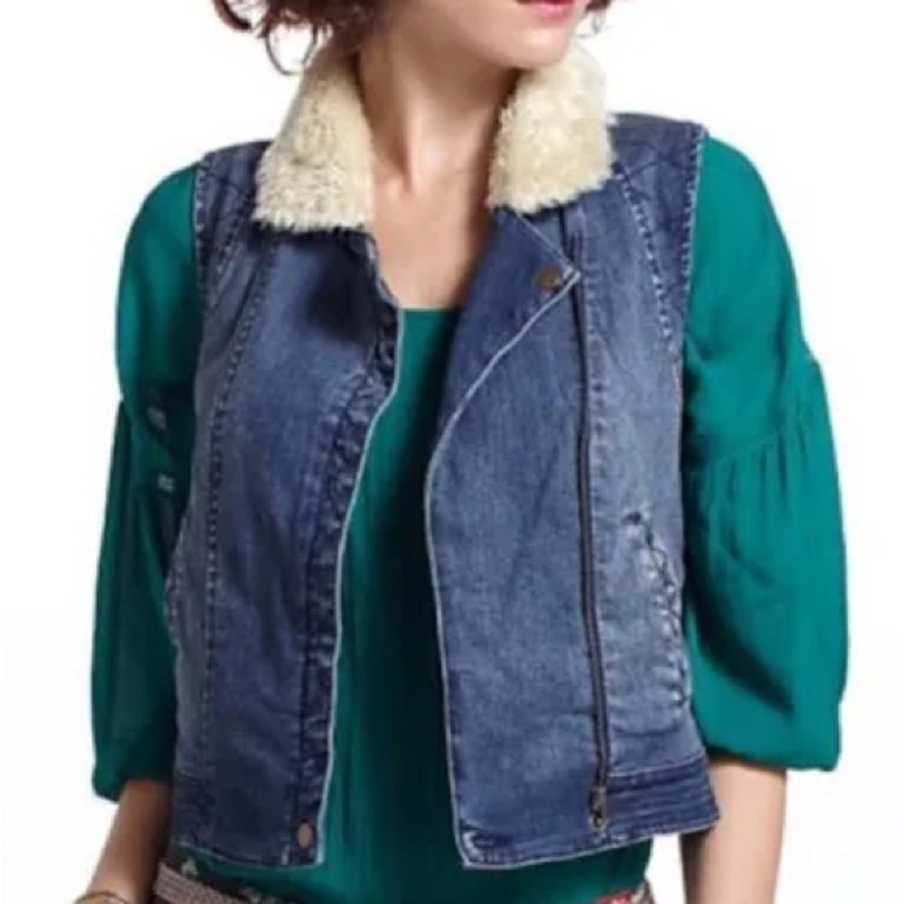 Daughters Of Liberation Sherpa Jean Vest